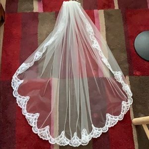 Bridal wedding veil